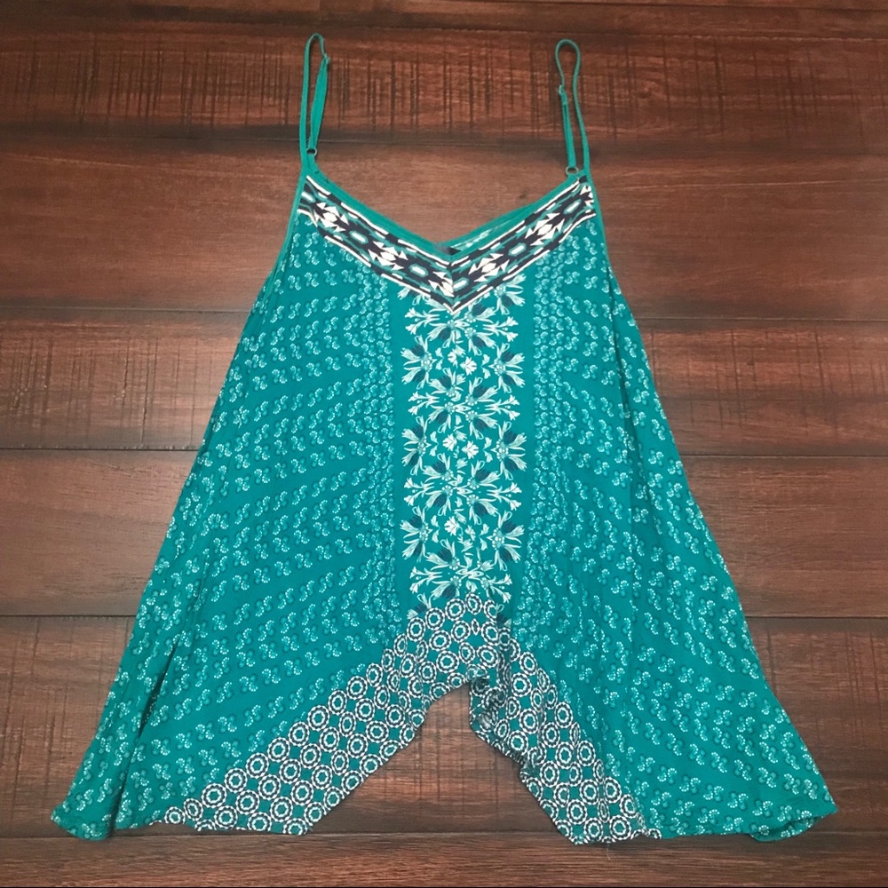 Blue Rain Tank Top